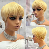 Ludi Pixie Blonde With Bangs